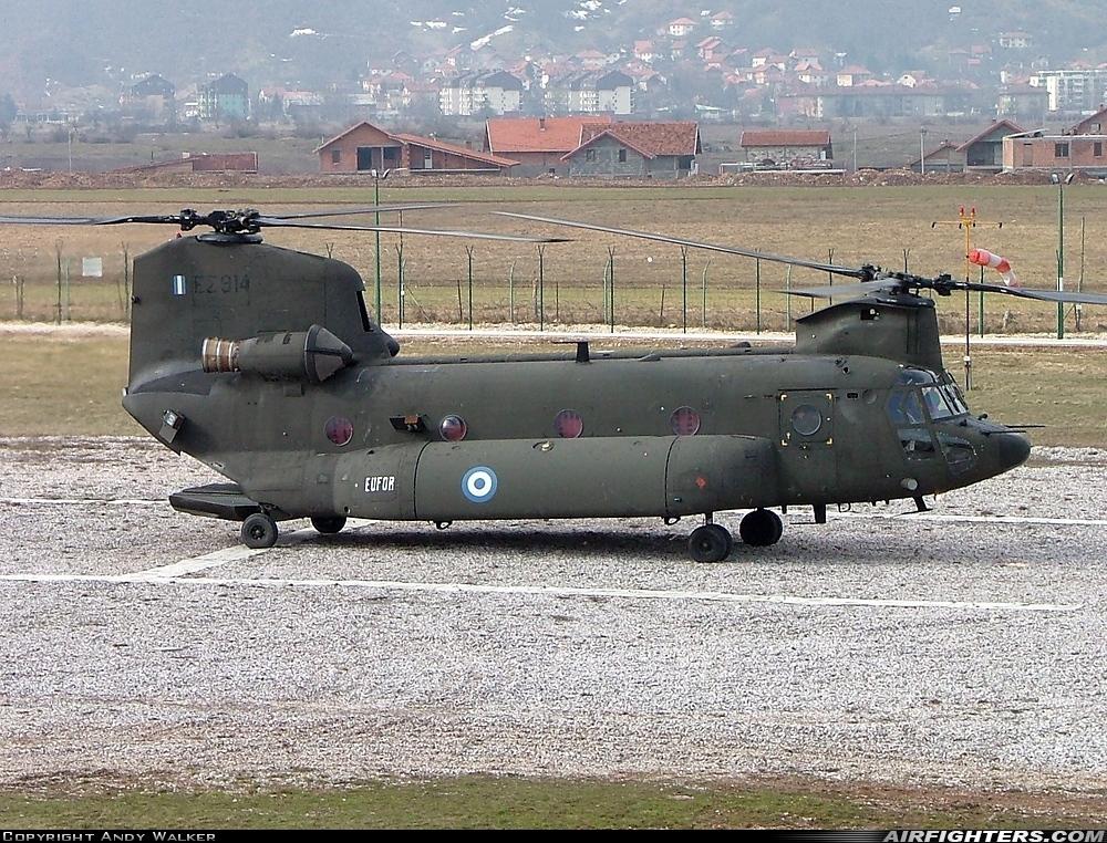 Greece - Air Force Boeing Vertol CH-47D Chinook ES914 at Bosnia and Herzegovina, Bosnia and Herzegovina