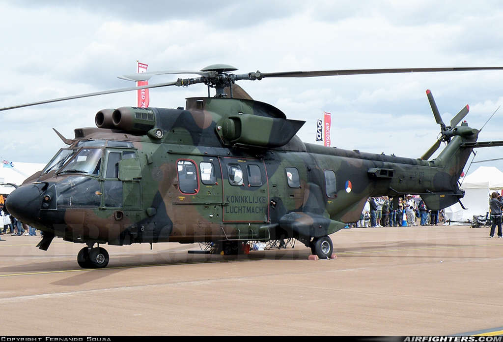 Netherlands - Air Force Aerospatiale AS-532U2 Cougar MkII S-419 at Fairford (FFD / EGVA), UK