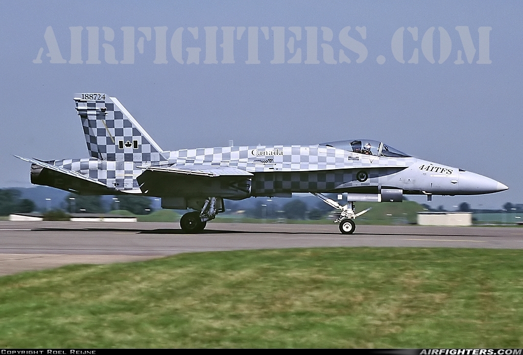 Canada - Air Force McDonnell Douglas CF-188A Hornet (CF-18A) 188724 at Cottesmore (Oakham) (OKH / EGXJ), UK
