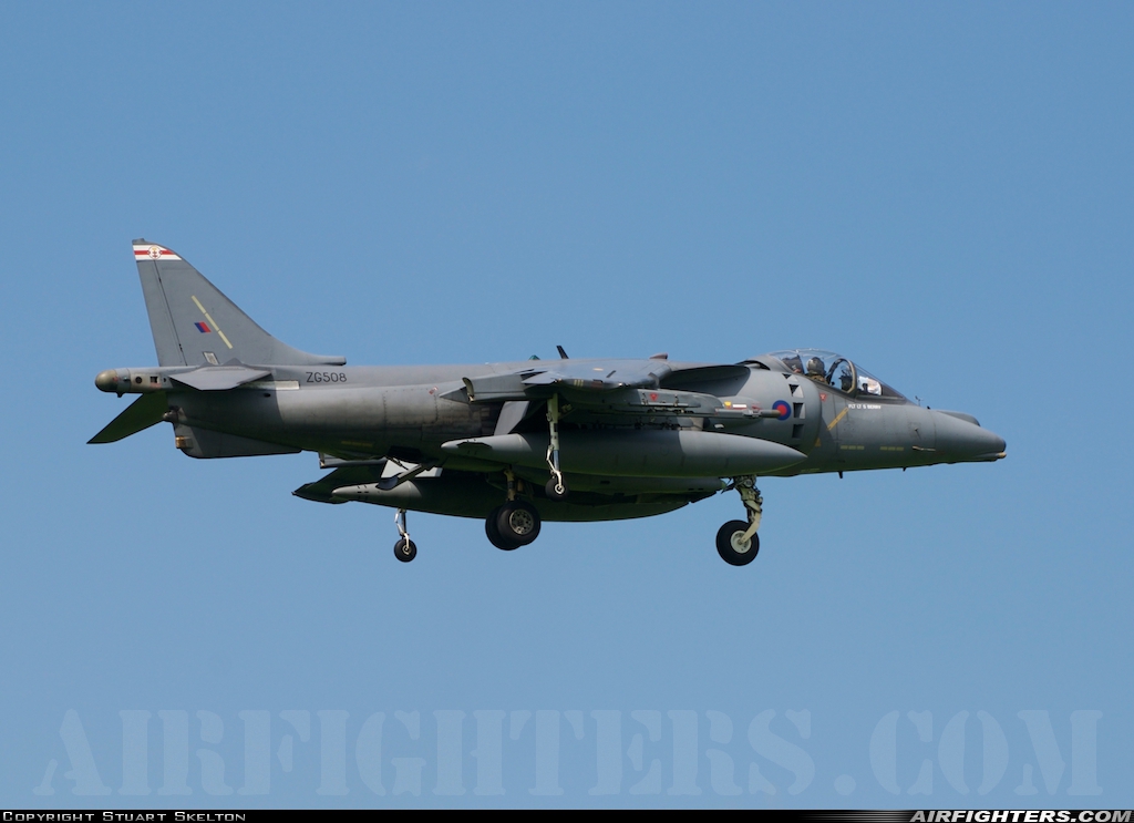 UK - Navy British Aerospace Harrier GR.9 ZG508 at Coningsby (EGXC), UK