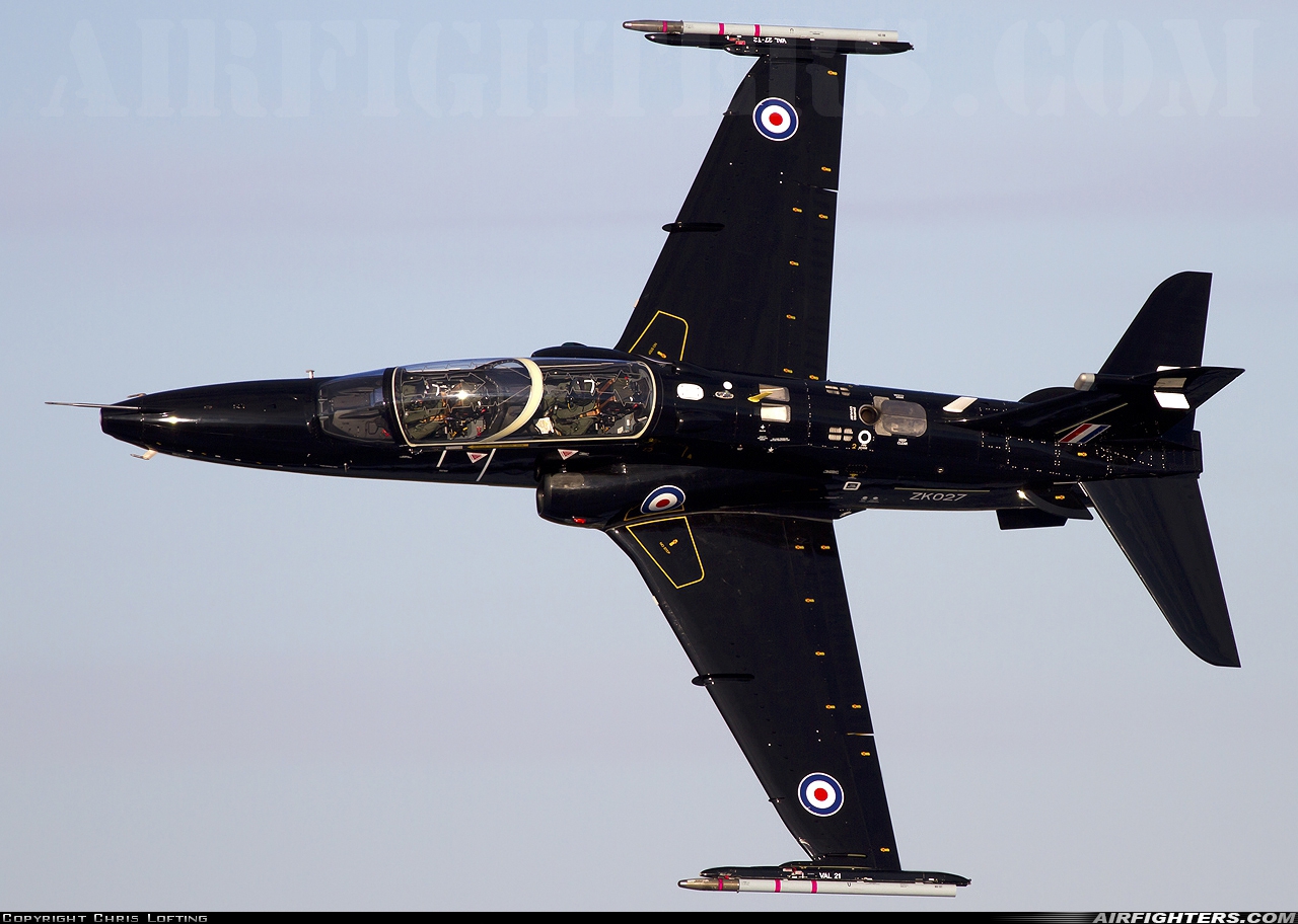UK - Air Force BAE Systems Hawk T.2 ZK027 at Off-Airport - Machynlleth Loop Area, UK