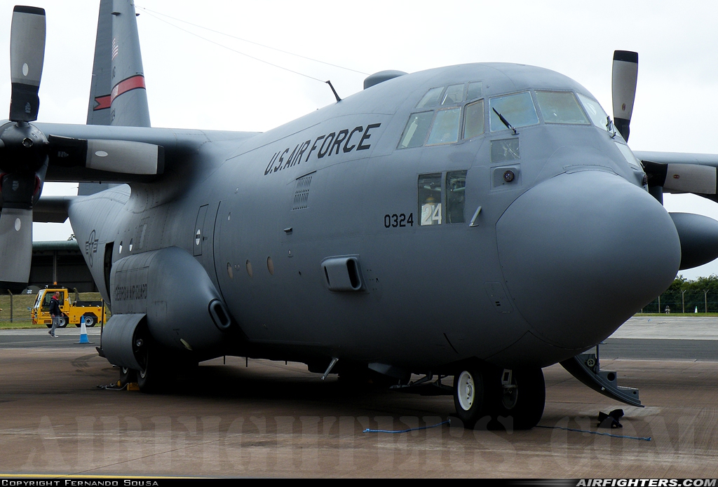 USA - Air Force Lockheed C-130H Hercules (L-382) 80-0324 at Fairford (FFD / EGVA), UK