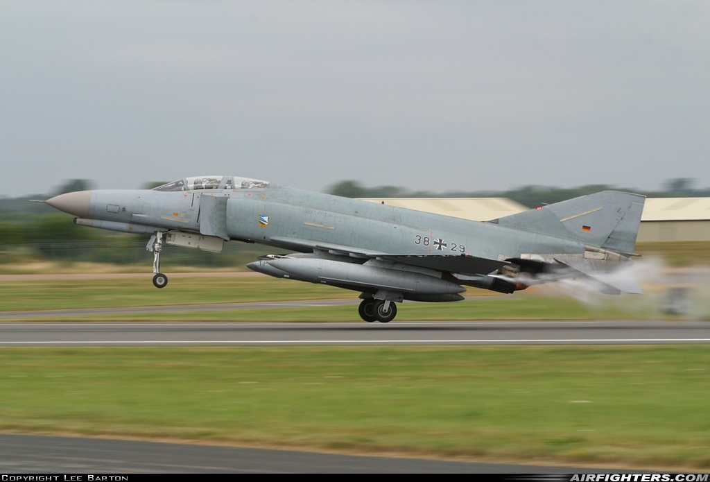 Germany - Air Force McDonnell Douglas F-4F Phantom II 38+29 at Fairford (FFD / EGVA), UK