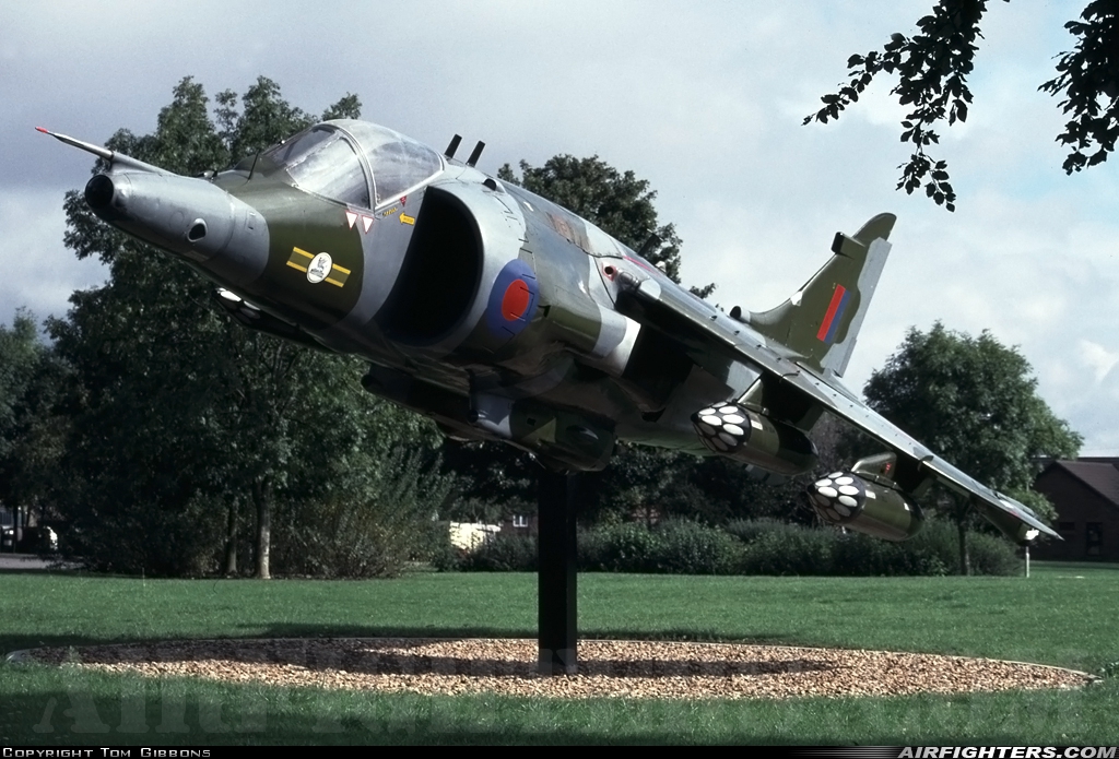 UK - Air Force Hawker Siddeley Harrier GR.3 XW917 at Cottesmore (Oakham) (OKH / EGXJ), UK