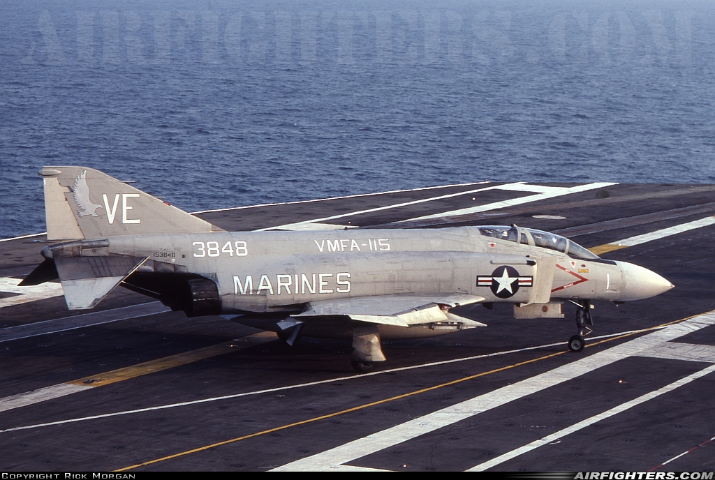 USA - Marines McDonnell Douglas F-4J Phantom II 153848 at Off-Airport - Atlantic Ocean, International Airspace