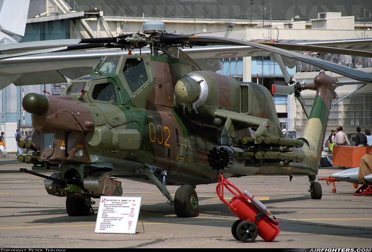 Russia - Army Mil Mi-28N (Izd.294) 032 at Paris - Le Bourget (LBG / LFPB), France
