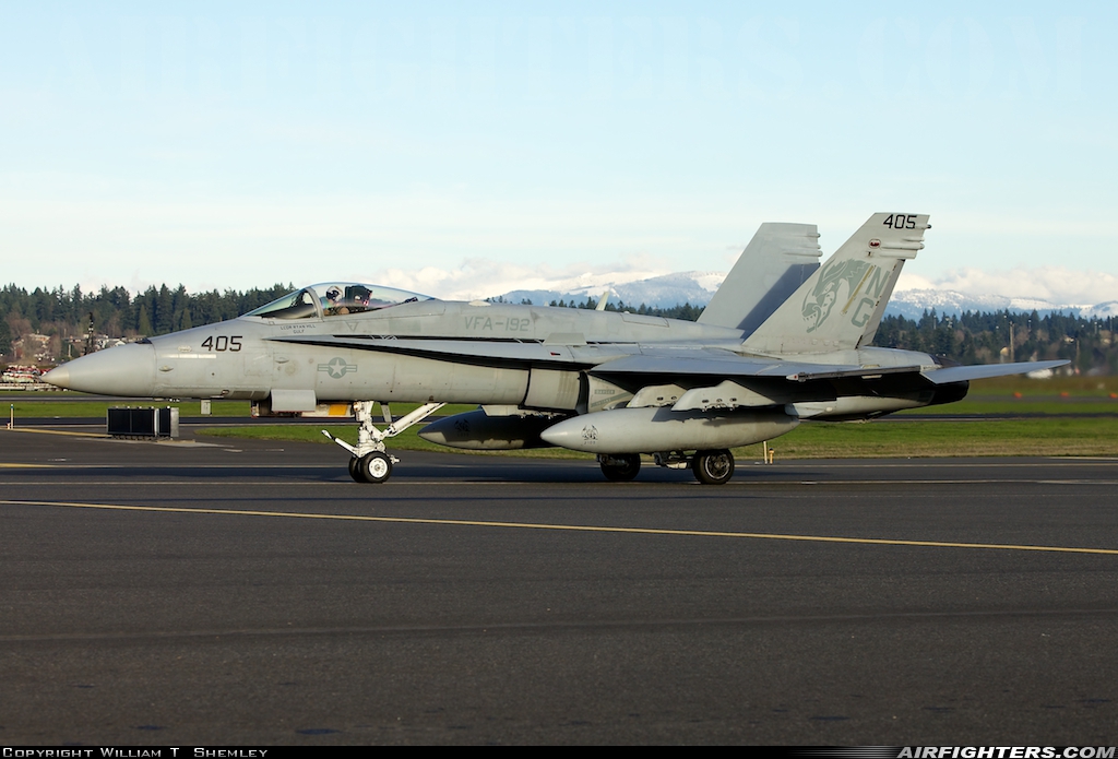 USA - Navy McDonnell Douglas F/A-18C Hornet 163996 at Portland - Int. (PDX / KPDX), USA