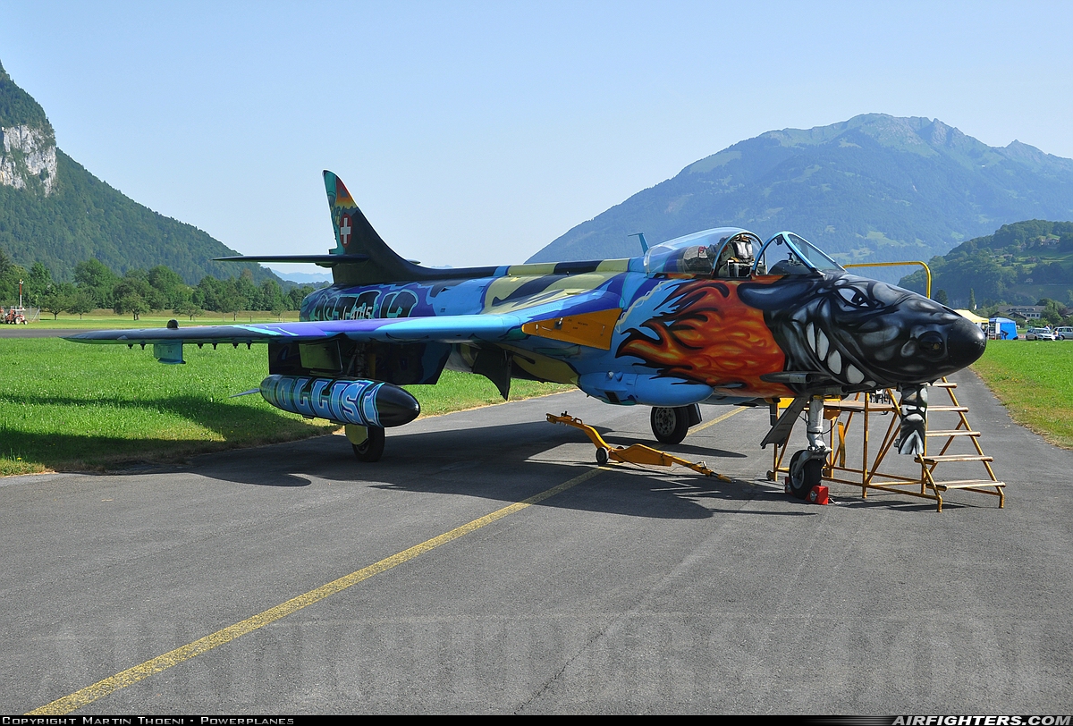 Private - Hunterverein Mollis Hawker Hunter F58 J-4015 at Mollis (LSMF), Switzerland