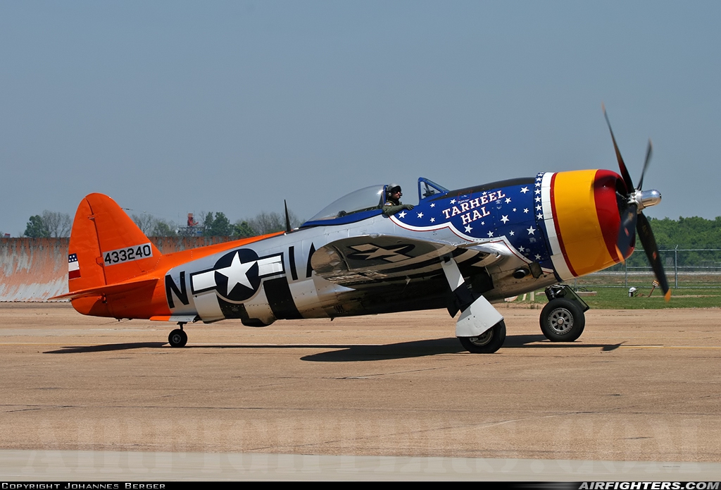 Private - Lone Star Flight Museum Republic P-47D Thunderbolt N4747P at Bossier City - Barksdale AFB (BAD / KBAD), USA