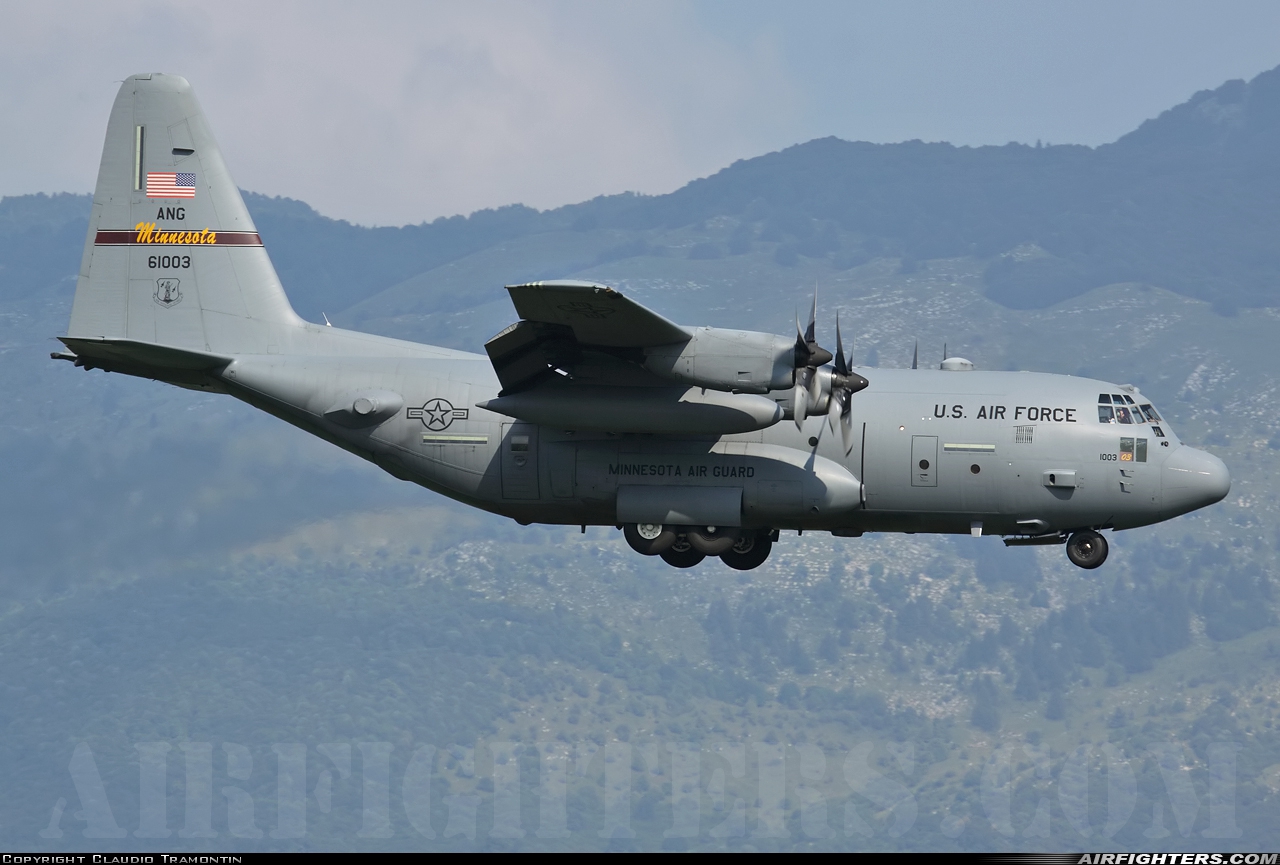 USA - Air Force Lockheed C-130H Hercules (L-382) 96-1003 at Aviano (- Pagliano e Gori) (AVB / LIPA), Italy