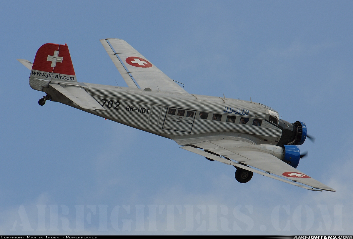 Private - Ju-Air Junkers Ju-52/3mg4e HB-HOT at Olten-Gheid (LSPO), Switzerland