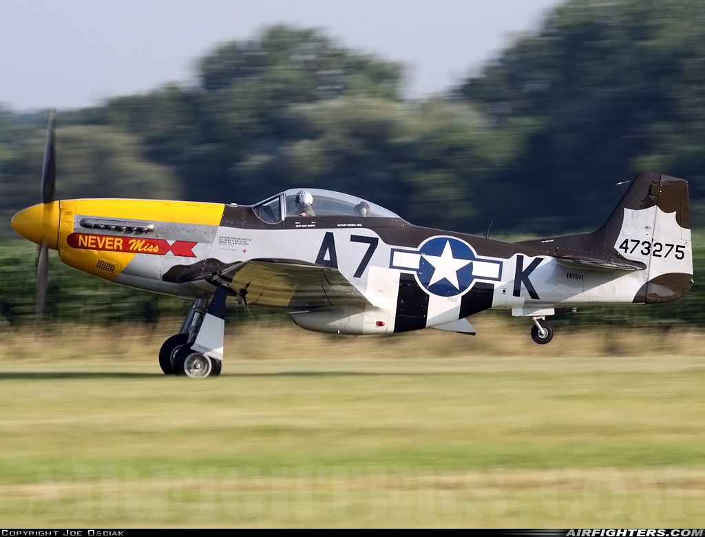 Private North American F-51D MkII Mustang N119H at Geneseo (D52), USA