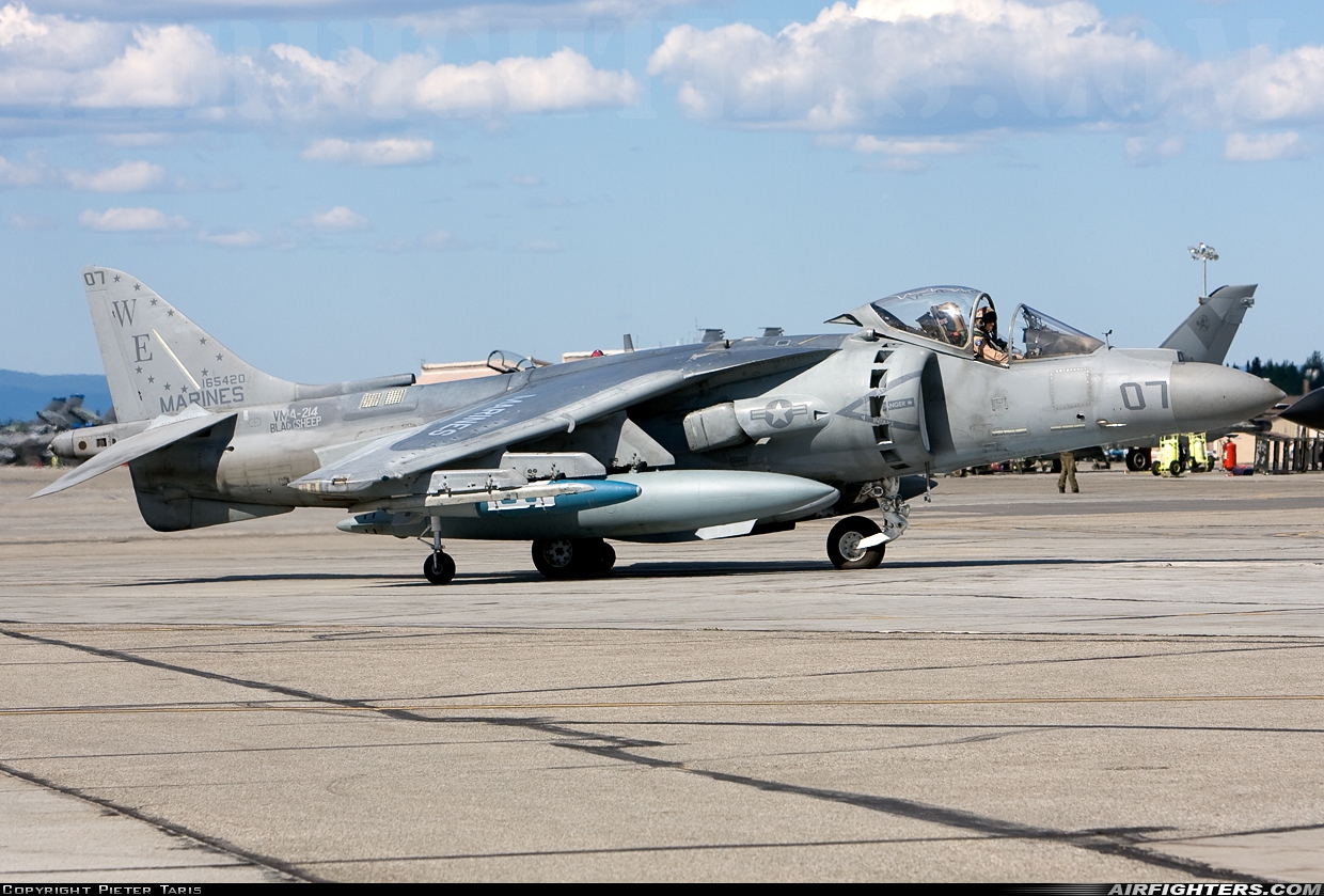 USA - Marines McDonnell Douglas AV-8B+ Harrier ll 165420 at Fairbanks - Eielson AFB (EIL / PAEI), USA