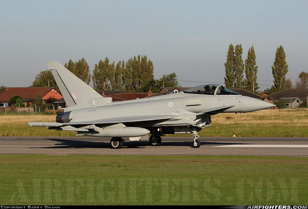 Company Owned - BAe Systems Eurofighter Typhoon FGR4 ZK308 at Warton (EGNO), UK