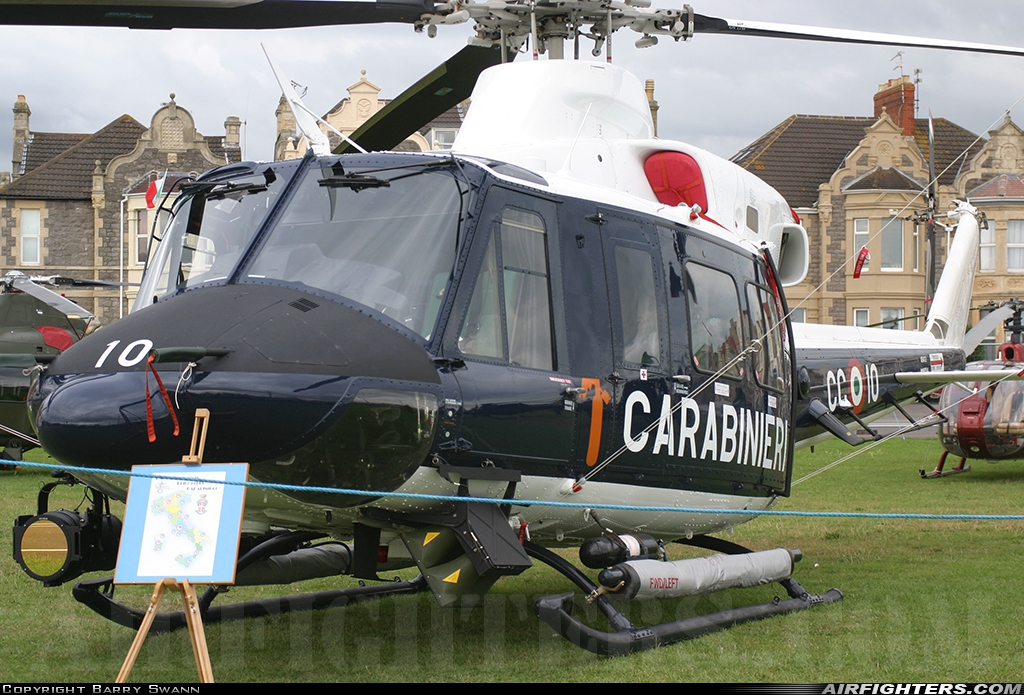 Italy - Carabinieri Agusta-Bell AB-412HP Grifone MM81514 at Weston-super-Mare, UK