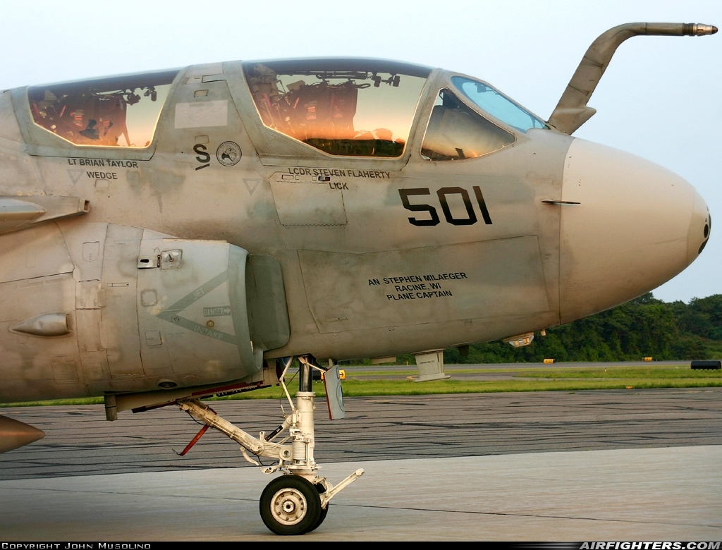USA - Navy Grumman EA-6B Prowler (G-128) 161245 at Farmingdale - Republic (FRG / KFRG), USA