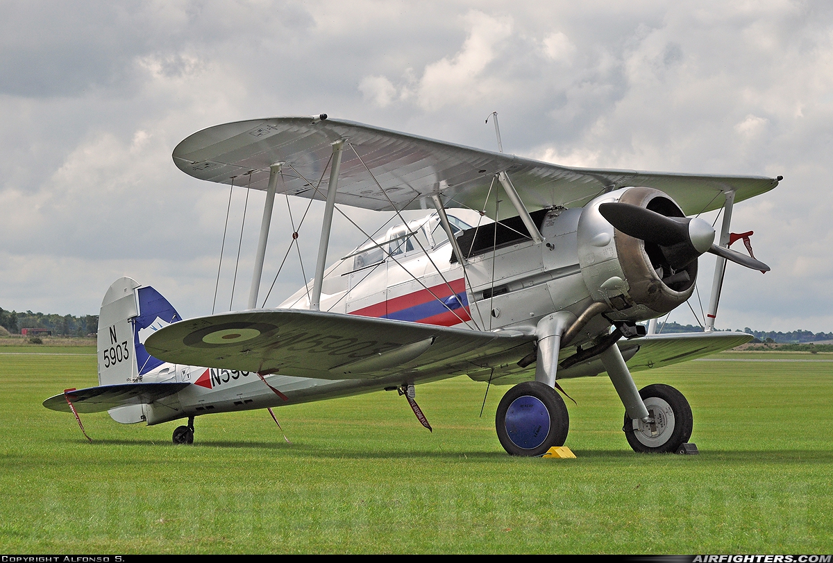Private - The Fighter Collection Gloster Gladiator Mk.II G-GLAD at Duxford (EGSU), UK