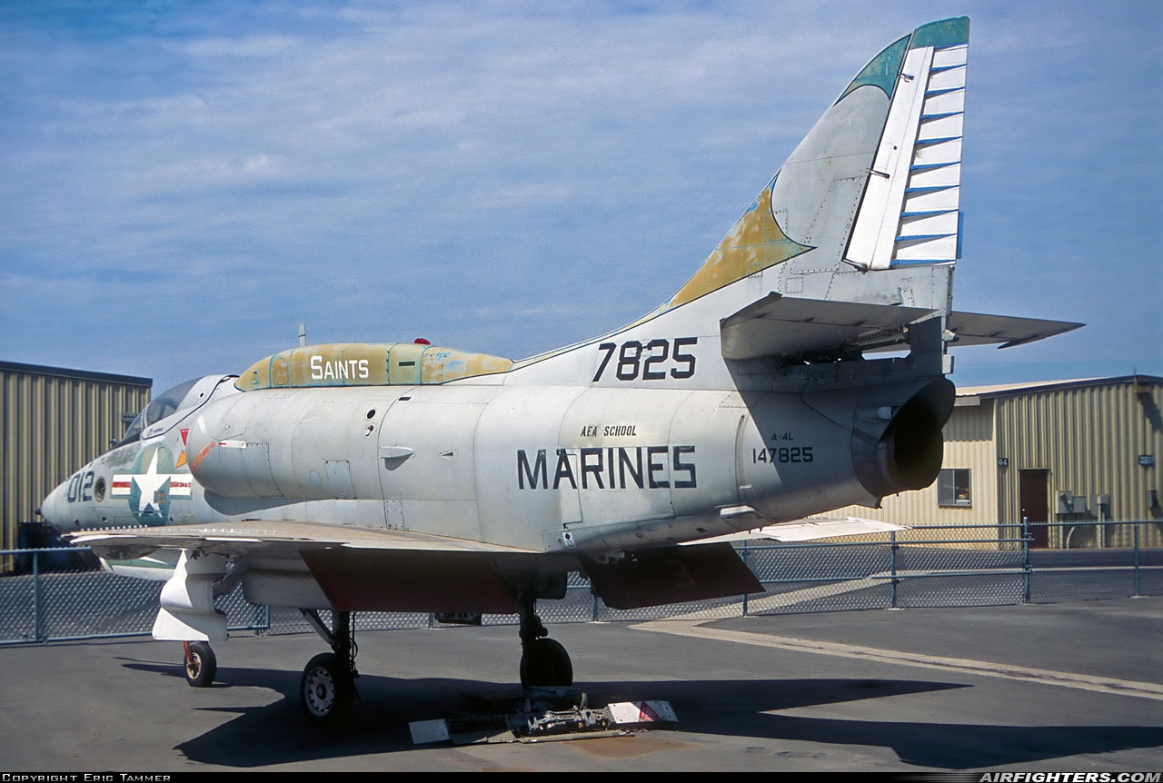 USA - Marines Douglas A-4L Skyhawk 147825 at Santa Maria - Public / Captain G Allan Hancock Field (SMX / KSMX), USA
