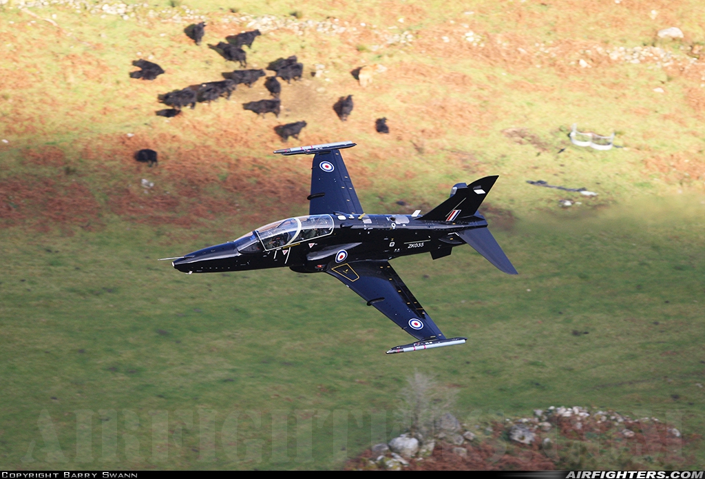UK - Air Force BAE Systems Hawk T.2 ZK035 at Off-Airport - North Wales, UK