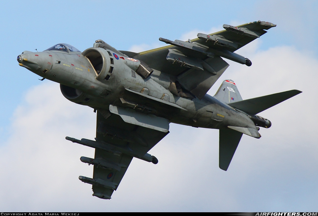 UK - Air Force British Aerospace Harrier GR.9A ZD467 at Ostrava - Mosnov (OSR / LKMT), Czech Republic