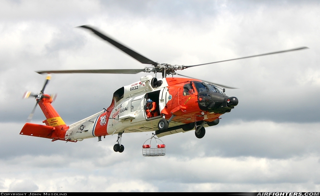 USA - Coast Guard Sikorsky MH-60T Jayhawk 6032 at Farmingdale - Republic (FRG / KFRG), USA