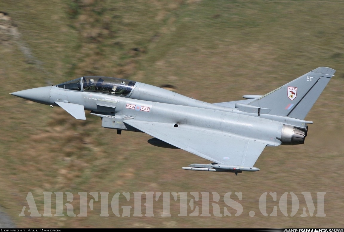 UK - Air Force Eurofighter Typhoon T1 ZJ806 at Off-Airport - Machynlleth Loop Area, UK