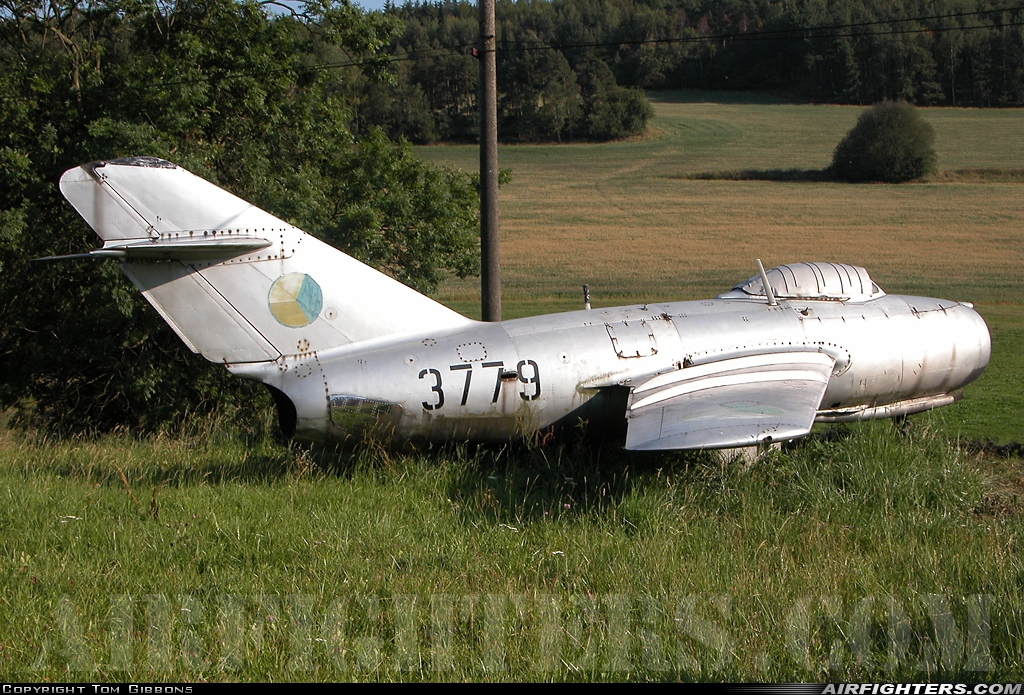 Czechoslovakia - Air Force Mikoyan-Gurevich MiG-15bis 3779 at Off-Airport - Hodoviz, Czech Republic