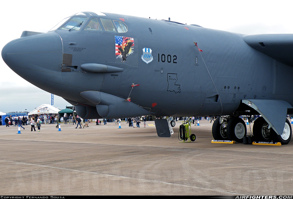 USA - Air Force Boeing B-52H Stratofortress 61-0002 at Fairford (FFD / EGVA), UK