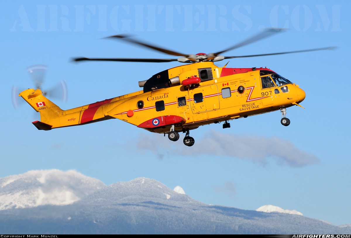 Canada - Air Force AgustaWestland CH-149 Cormorant (Mk511) 149907 at Vancouver - Int. (YVR / CYVR), Canada