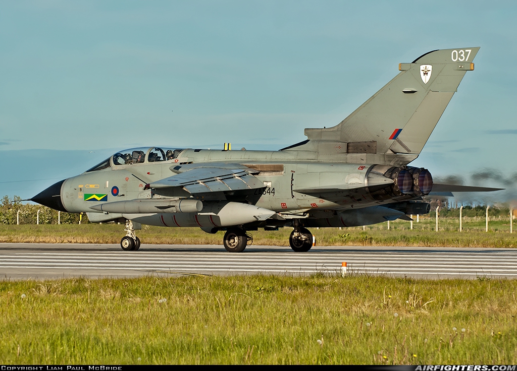UK - Air Force Panavia Tornado GR4(T) ZA544 at Lossiemouth (LMO / EGQS), UK