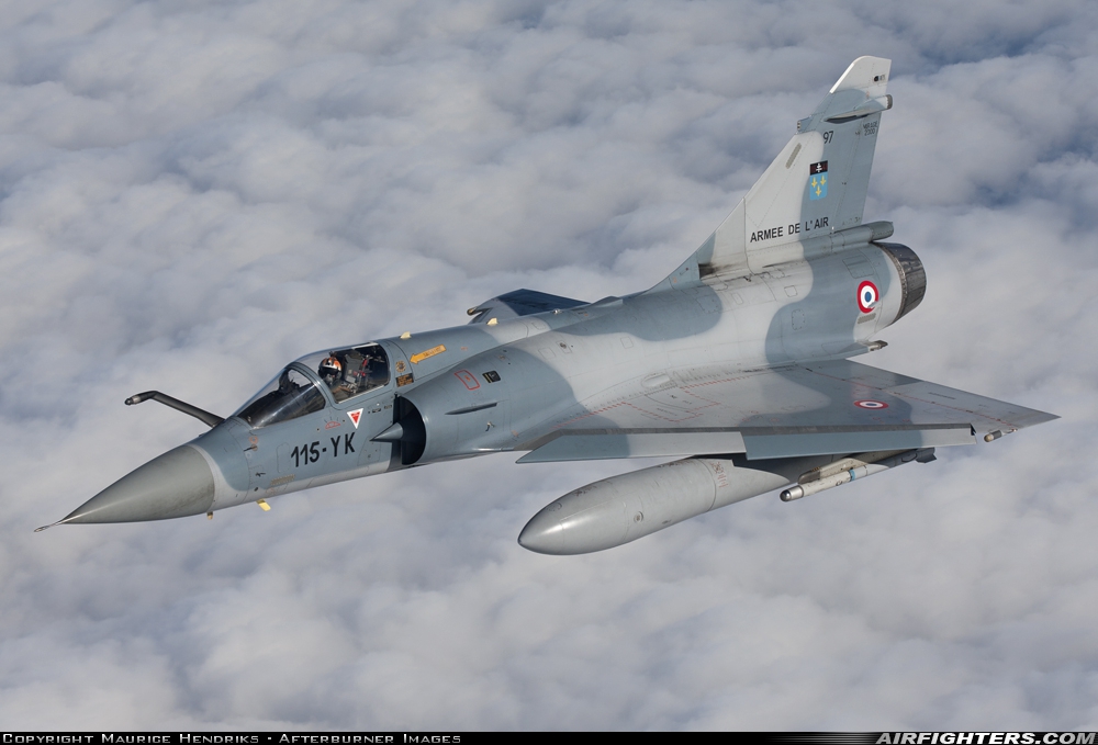 France - Air Force Dassault Mirage 2000C 97 at In Flight, Germany