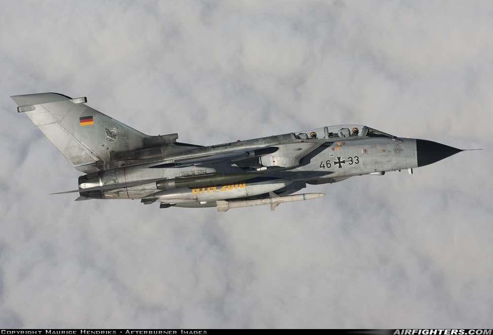 Germany - Air Force Panavia Tornado ECR 46+33 at In Flight, Germany