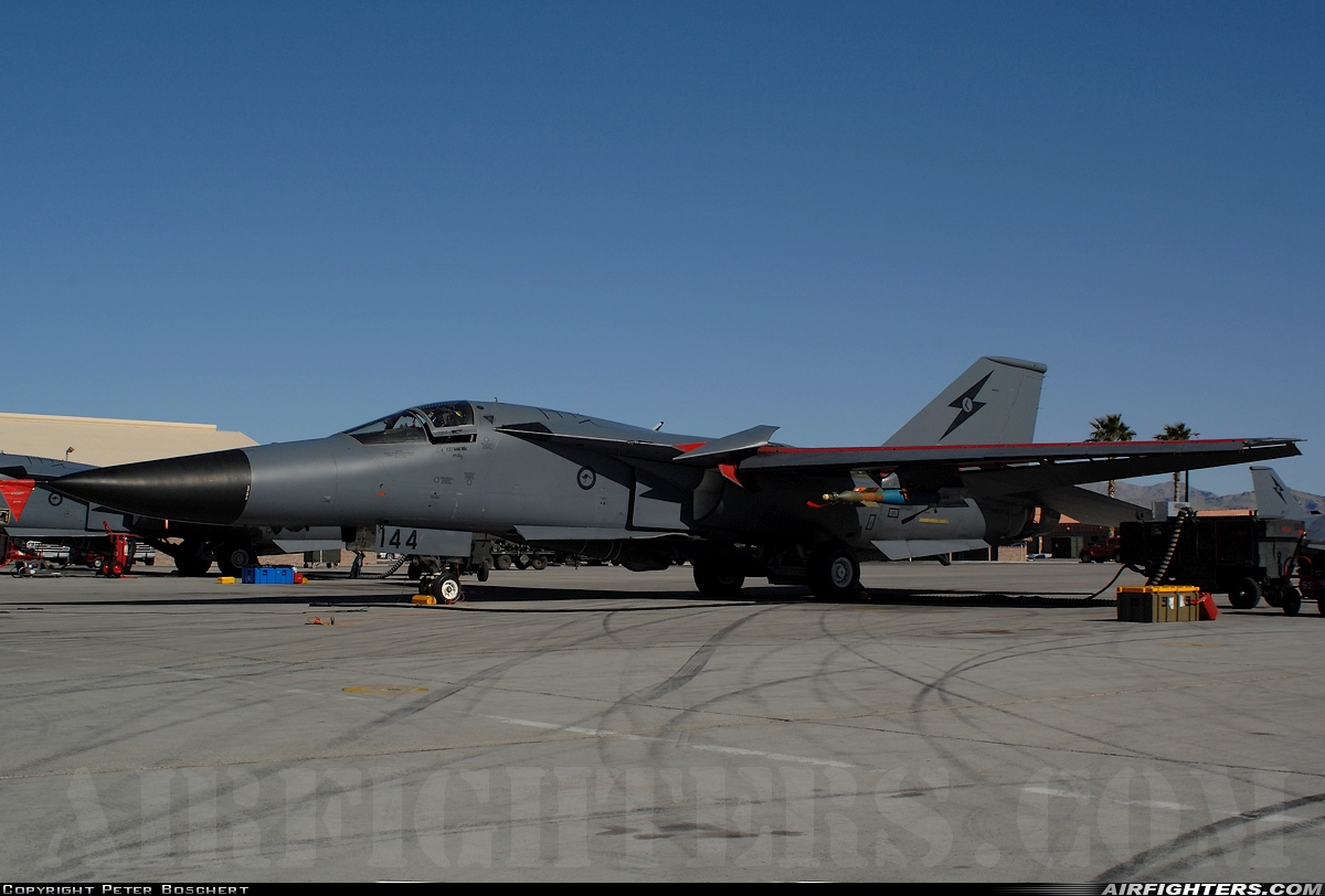 Australia - Air Force General Dynamics F-111C Aardvark A8-144 at Las Vegas - Nellis AFB (LSV / KLSV), USA