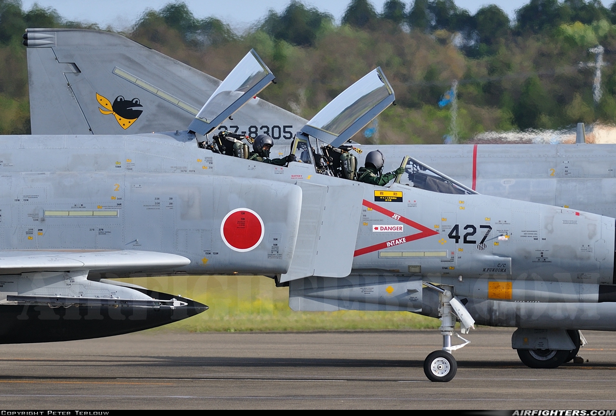 Japan - Air Force McDonnell Douglas F-4EJ-KAI Phantom II 97-8427 at Nyutabaru (RJFN), Japan