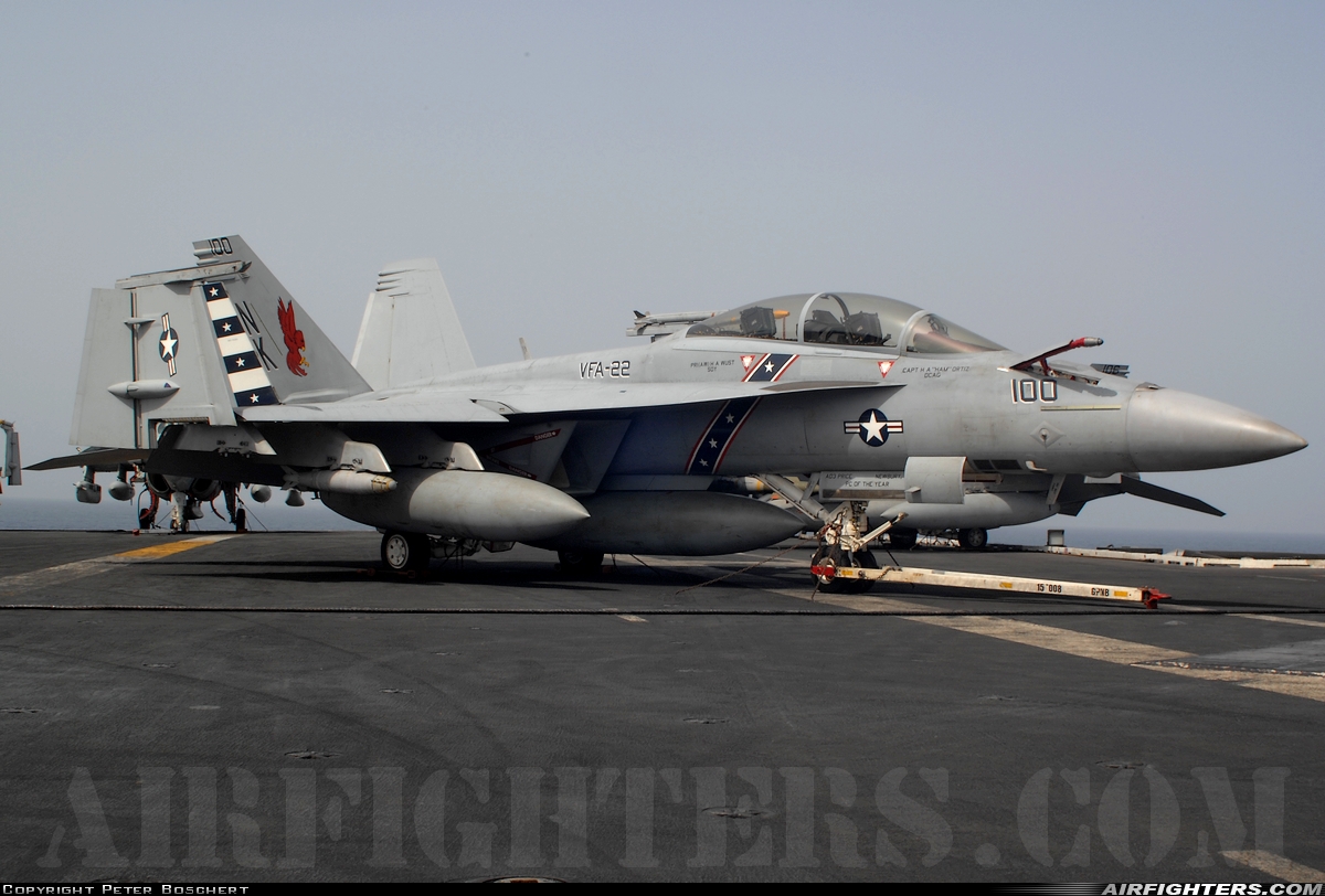USA - Navy Boeing F/A-18F Super Hornet 166795 at Off-Airport - Arabian Sea, International Airspace