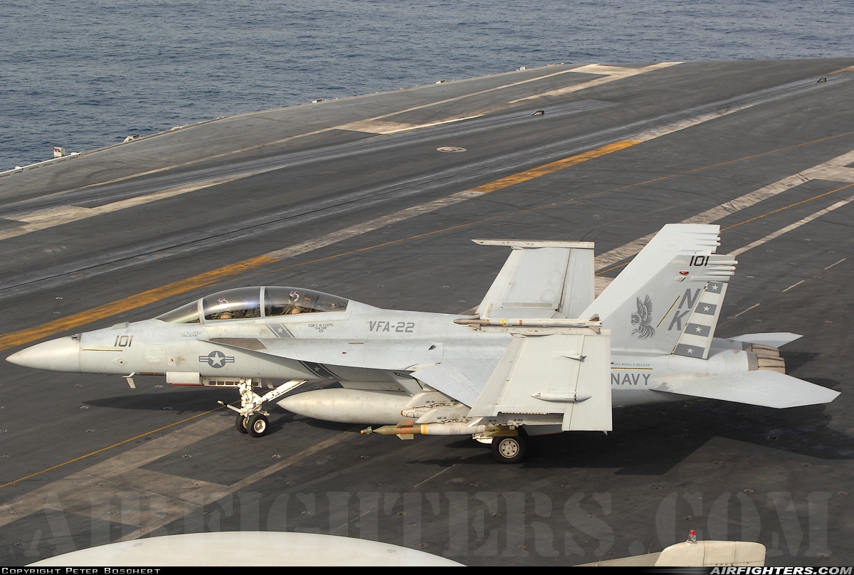 USA - Navy Boeing F/A-18F Super Hornet 166796 at Off-Airport - Arabian Sea, International Airspace