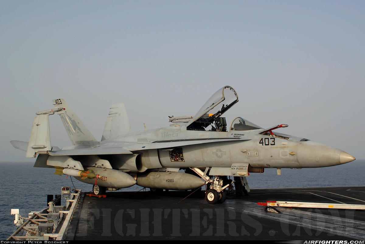 USA - Navy McDonnell Douglas F/A-18C Hornet 164231 at Off-Airport - Arabian Sea, International Airspace