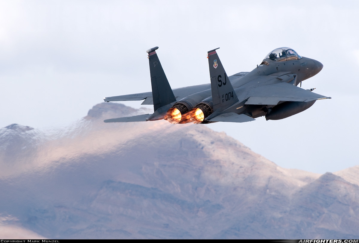 USA - Air Force McDonnell Douglas F-15E Strike Eagle 87-0174 at Las Vegas - Nellis AFB (LSV / KLSV), USA