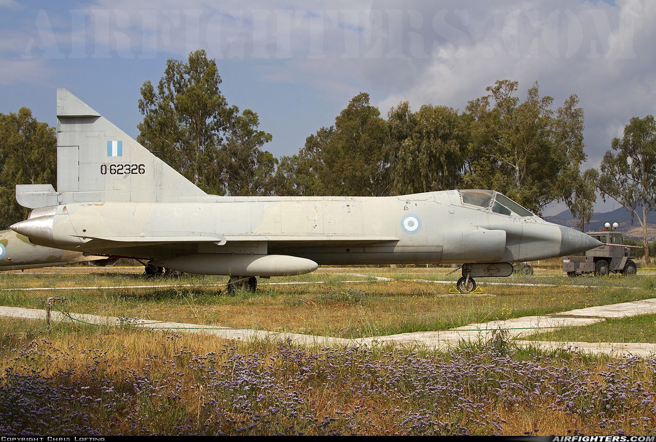 Greece - Air Force Convair TF-102A Delta Dagger (8-12) 62326 at Elefsís (LGEL), Greece