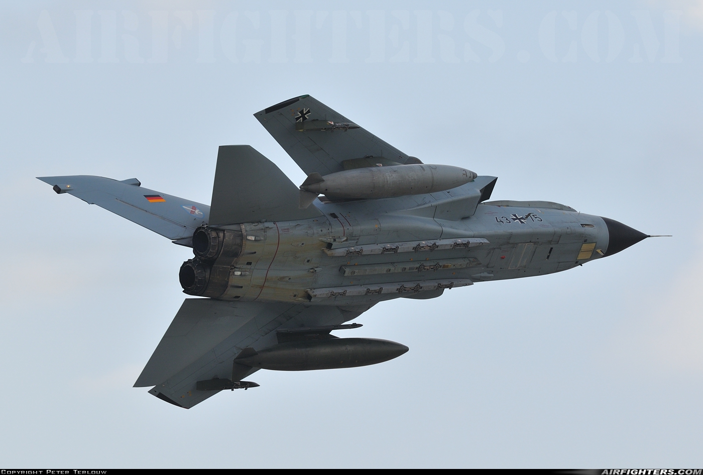 Germany - Air Force Panavia Tornado IDS 43+75 at Luqa - Malta International (MLA / LMML), Malta