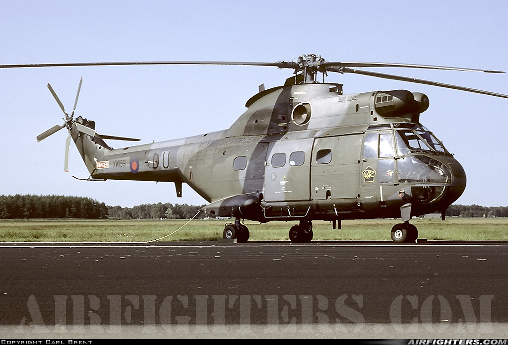 UK - Air Force Westland Puma HC1 (SA-330E) XW199 at Enschede - Twenthe (ENS / EHTW), Netherlands