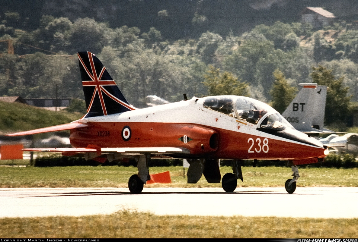 UK - Navy British Aerospace Hawk T.1 XX238 at Sion (- Sitten) (SIR / LSGS / LSMS), Switzerland