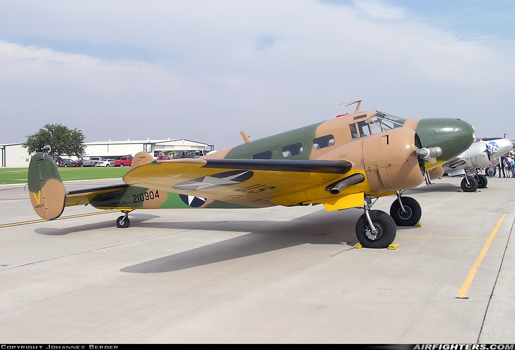 Private - Commemorative Air Force Beech C-45H Expeditor N40074 at Midland (/ Odessa) - Int. (Regional) (MAF / KMAF), USA