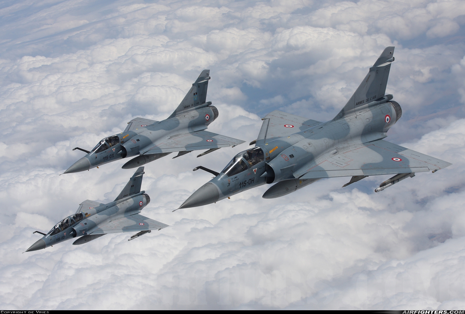 France - Air Force Dassault Mirage 2000C 12 at In Flight, France