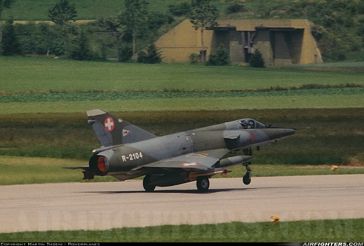 Switzerland - Air Force Dassault Mirage IIIRS R-2104 at Payerne (LSMP), Switzerland