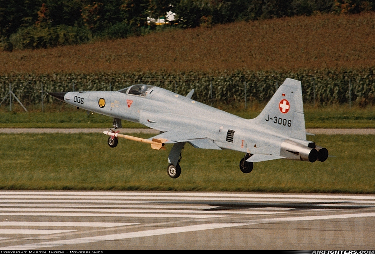 Switzerland - Air Force Northrop F-5E Tiger II J-3006 at Dubendorf (LSMD), Switzerland