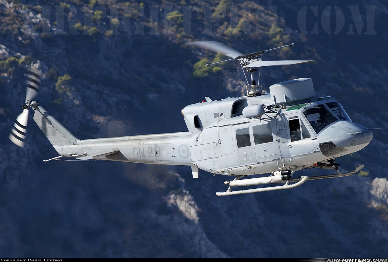 Greece - Navy Agusta-Bell AB-212ASW PN28 at Kotroni (KRN / LGKN), Greece