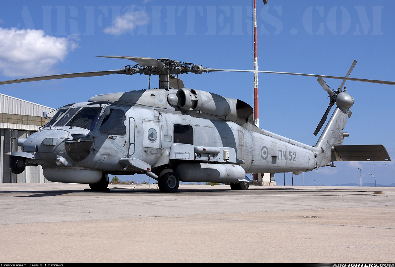 Greece - Navy Sikorsky S-70B-6 Aegean Hawk PN52 at Kotroni (KRN / LGKN), Greece