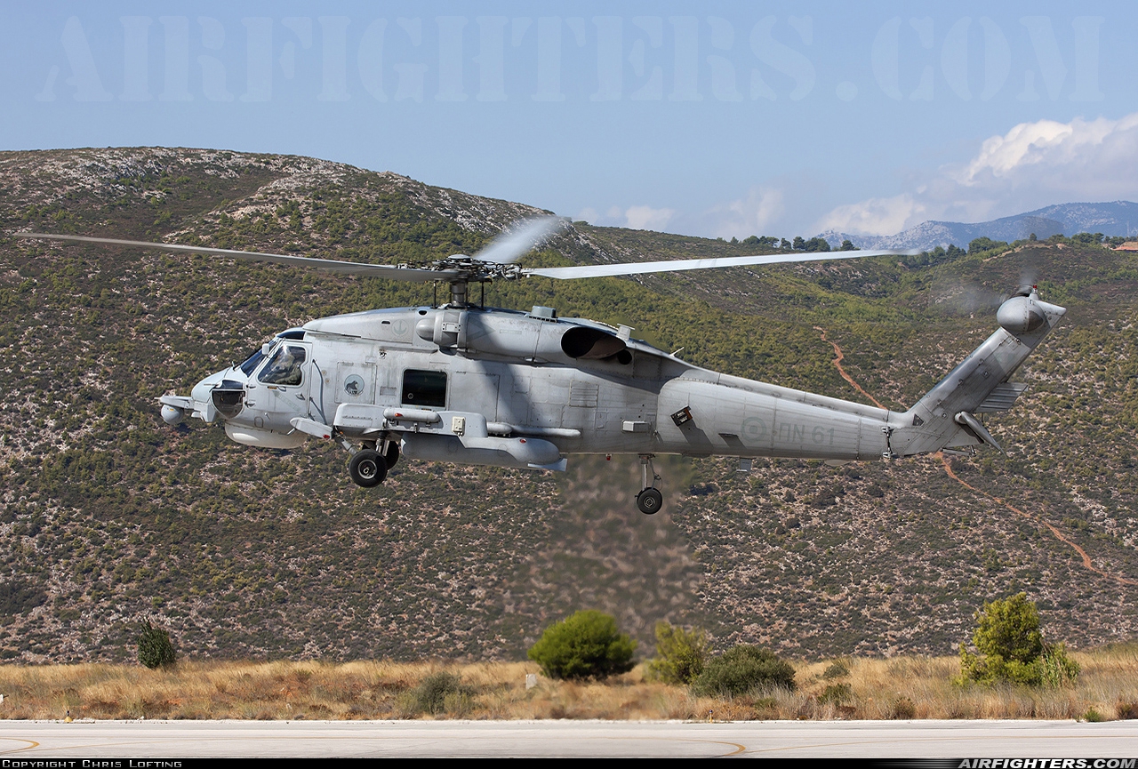 Greece - Navy Sikorsky S-70B-6 Aegean Hawk PN61 at Kotroni (KRN / LGKN), Greece