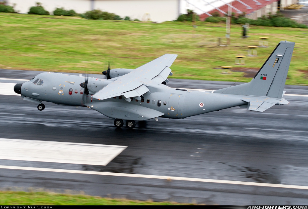 Portugal - Air Force CASA C-295MPA Persuader 16708 at Funchal / Madeira (- Santa Cruz) (FNC / LPMA), Portugal